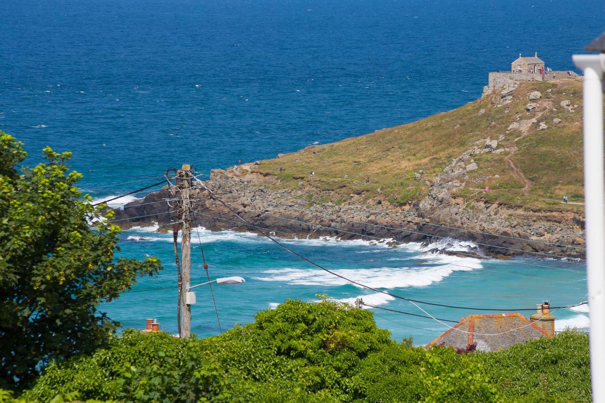דירות St Ives Seabreeze 3 - Seaview & Parking מראה חיצוני תמונה